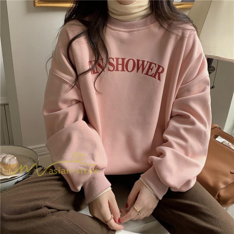 パーカー | トレーナー レディース 長袖トレーナー ゆったり トップス プルオーバー 40代 50代 英字 秋冬コーデ スウェット カジュアル 20代 30代 Tシャツ お出かけ