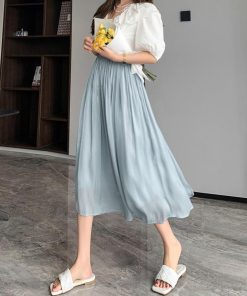 フレアスカート | キャザー ロングスカート