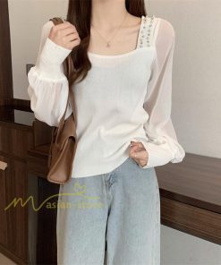 tシャツ・カットソー | カットソー トップス レディース ロンT Tシャツ 春 長袖 おしゃれ シフォンシャツ エレガント 20代30代40代 カジュアル お出かけ 着回し 通勤通学 ファッション