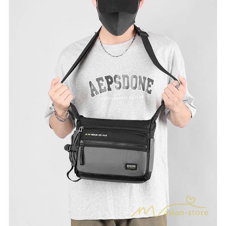 メンズバッグ | ショルダーバッグ 斜めがけバッグ ボディバッグ 撥水加工 軽量 大容量 トレンド 通勤通学 カジュアル 肩掛けバッグ メンズファッション