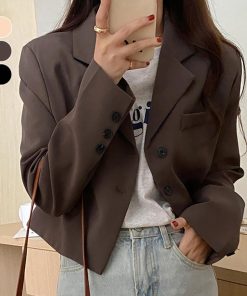 ジャケット・ブルゾン | ジャケット レディース ショート丈 韓国