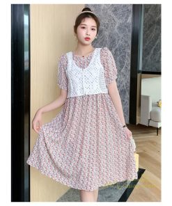 ワンピース | マタニティ 2点セット シフォン レディース マタニティウェア ママ服 妊婦服 産前 薄手 カジュアル 膝丈 産後 かわいい