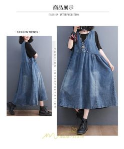 オーバーオール サロペット | オーバーオール デニムサロペットスカート ロングスカート ジャンパースカート デニムスカート レディース ポケット 大人 無地 20代30代 キュート 40代