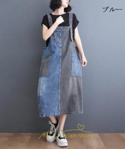 オーバーオール サロペット | サロペット レディース 春夏秋冬 オールインワン オーバーオール ワンピース 体型カバー デニム ロング丈 20代 大きいサイズ 50代 40代 おしゃれ 30代