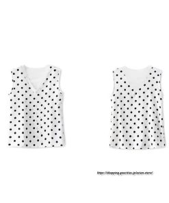 キャミソール タンクトップ | タンクトップ ドット柄 レディース 秋 秋服 レイヤード インナー ノースリーブ 重ね着 とろっと滑らかな肌触りの落ち感素材 夏秋物 V しわにくい ベーシック