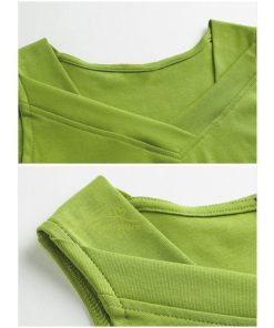 キャミソール タンクトップ | トップス タンクトップ レディース ノースリーブ Vネック Vネックタンク コットン 20代30代40代50代 ママ 母 快適 お出かけ カシュクール インナー カジュアル