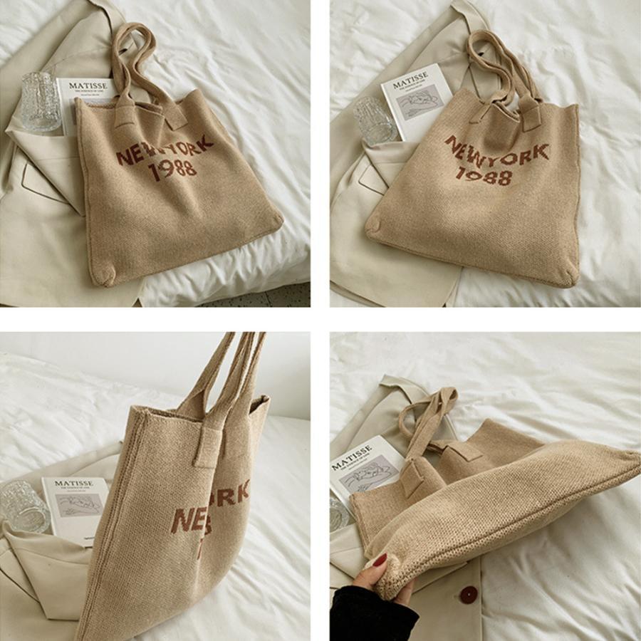 トートバッグ | ニット レディース 秋冬