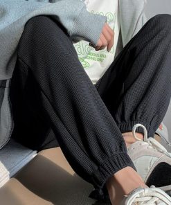 サルエルパンツ | スウェットパンツ ワッフル生地 韓国風