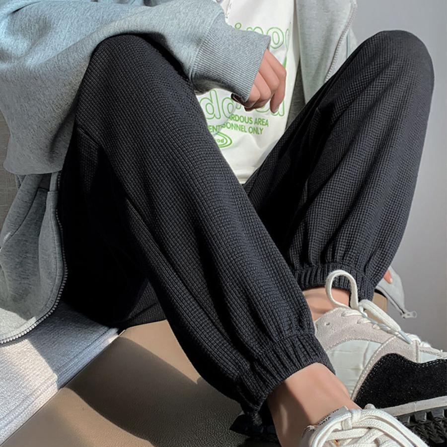 サルエルパンツ | スウェットパンツ ワッフル生地 韓国風