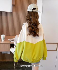 パーカー | トレーナー レディース プルオーバー クルーネック 長袖 トップス スウェット ゆったり 切り替え 大きいサイズ おしゃれ コットン 送料無料 厚手 丸首 綿