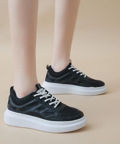 スニーカー | レディースシューズ レースアップ ローカット 厚底靴 履きやすい カジュアルシューズ フラットシューズ ローカットシューズ