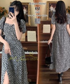 マキシ | ワンピース レディース きれいめ 花柄 ロングワンピース 30代40代50代 Aライン カジュアル お出かけ 着痩せ アウター 上品 夏物 韓国ファッション 通勤通学