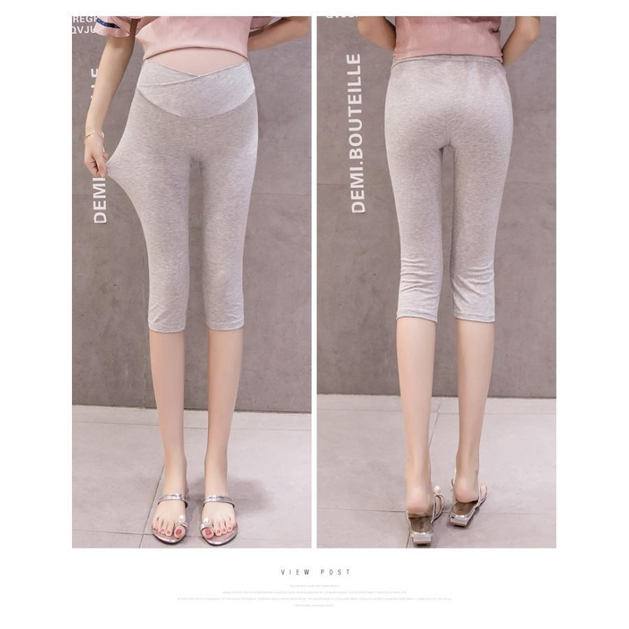 パンツ レギンス | マタニティレギンス マタニティパンツ マタニティウェア M L XL XXL ストレッチ柔らか 2020春夏 マタニティ服 七分丈パンツ