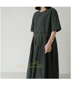 マキシ | ワンピース プリーツ Aライン 夏ワンピース 春 夏 秋 半袖 ロング マキシ丈 ロングワンピース お出かけ マキシワンピース カジュアル 着痩せ 20代30代40代50代
