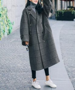 トレンチコート | チェスターコート グレンチェック 韓国