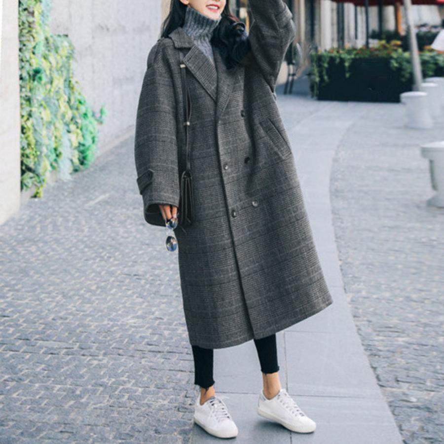 トレンチコート | チェスターコート グレンチェック 韓国