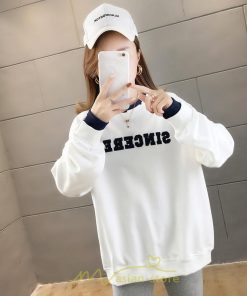 パーカー | トレーナー Tシャツ レディース 長袖 切り替え スウェット ゆったり 韓国風 トップス カジュアル 体型カバー 可愛い お出かけ 楽チン 通勤 通学