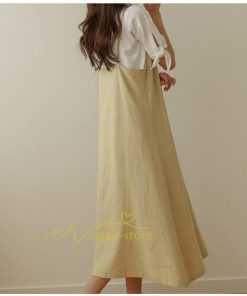 マキシ | ワンピース キャミワンピース レディース フレア Vネック ジャンスカ ジャンパースカート 産後 妊婦 大人 オーバーサイズ カジュアル 通勤通学 上品 春アウター