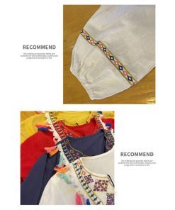 マキシ | ワンピース レディース ロング丈 マキシ丈 長袖 パーティー 白 赤 黄色 青 綿麻 二次会 謝恩会 同窓会 服装 カジュアル 刺繍 40代 夏 30代 20代 秋 50代