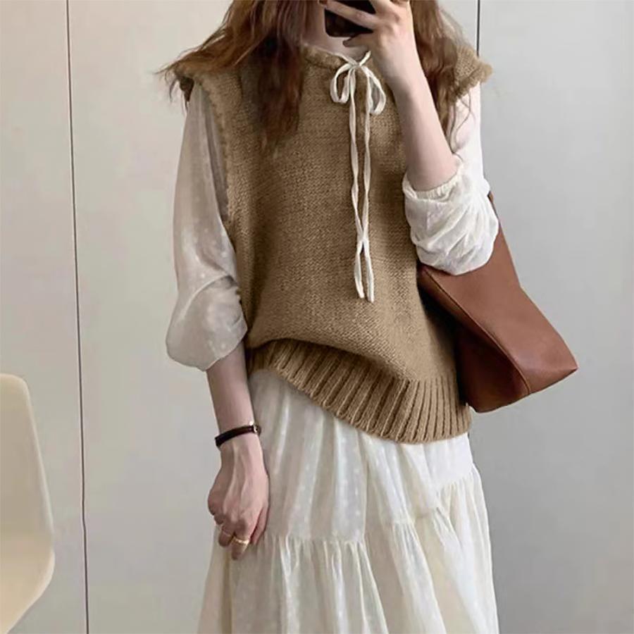 ニット・セーター | ニットベスト レディース ニットジレ