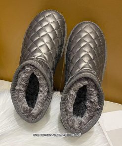 ブーツ | ムートンレディース 靴 カジュアルシューズ 裏起毛 防寒 おしゃれ スノーシューズ 痛くない 冬 歩きやすい ショートもこもこ あったか