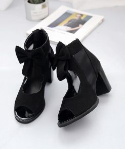 サンダル ミュール | サンダル レディース ブーツサンダル シューズ 痛くない チャンキーヒール 太ヒール ブーツ 靴 ミドルヒール 後ろファスナー くつ 大きいサイズ 女性用靴