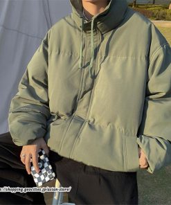 ダウンジャケット | 中綿コート メンズ ダウンコート 中綿 無地 シンプル フードなし カジュアル おしゆったり 厚手 暖かい スタンドカラー 冬 着回し 上品 秋 カッコウイイ コーデ