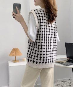 ニット・セーター | ニットベスト Vネック レディースニット