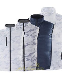 ベスト | 空調服ベストセット ファン付き作業服 熱中症対策 空調冷却服 クール静音風量 農業 ゴルフ 外仕事 空調ウェア エアコン服 冷却服 大風量