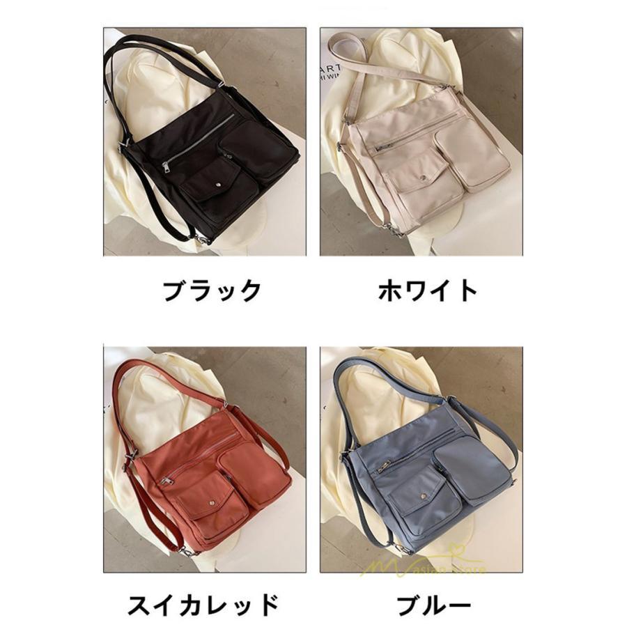 女性用バッグ | ショルダーバッグ レディースバッグ 2way 斜めがけ 肩掛けバッグ 通勤 通学 買い物 エコバッグ ファスナー 旅行 シンプル 大学生 おしゃれ ポケット多い