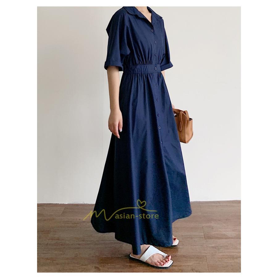マキシ | シャツワンピース ワンピース 秋 春 レディース ロングワンピース 長袖 ロング丈 マキシ丈 体型カバー 無地 ゆったり 40代 夏作 30代 カジュアル 着痩せ 50代