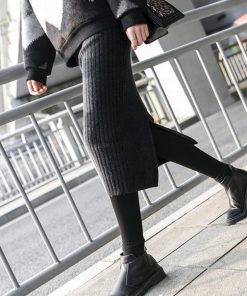 ひざ丈スカート | ニットスカートレディース大人セクシー