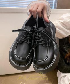 ローファー | レディース 学生靴ひも 編み上げ 厚底 コスプレ 学生靴 通学 疲れにくい 歩きやすい おしゃれ 痛くない 10代20代30代40代