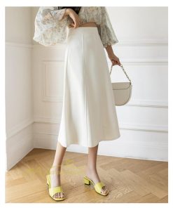 スカート | フレア無地 きれいめ 30代 40代 50代 着やせ 上品 ボトムス 春秋 夏 お洒落 通勤 エレガント 着痩せ 着回し ハイウエスト カジュアル 通学 お出かけ
