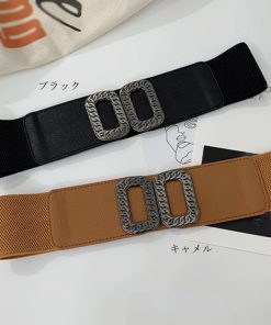 その他小物 | ゴム フェイクレザー レディース 韓国風 オールシーズン サッシュベルト おしゃれ バックルベルト 細見え