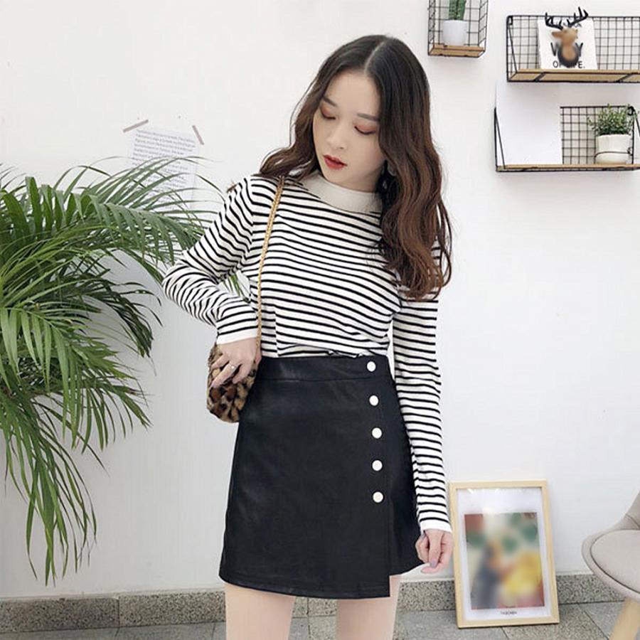 ニット・セーター | ボーダー柄 ニットセーター 長袖 6色