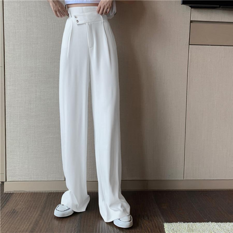 ワイドパンツ | ハイウエストレディース 無地