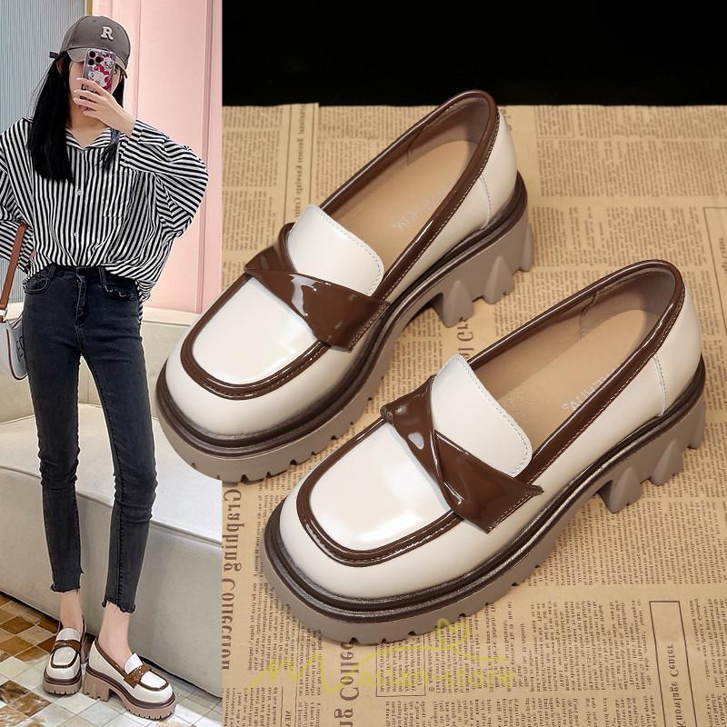 ローファー | 厚底 靴 オフィス 学生 通勤 通学 カジュアル パンプス 太ヒール 春 夏 秋 冬 学生靴 送料無料 コンフォート 学校 フォーマル 疲れにくい 痛くない