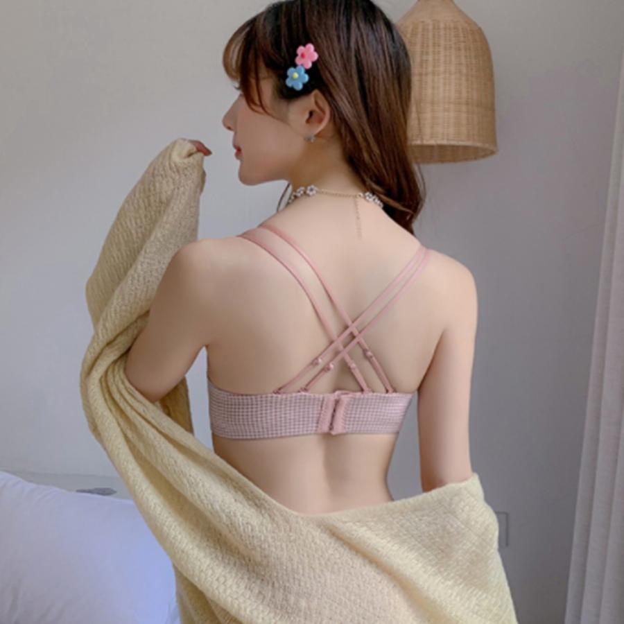 キャミソール | チェック柄 ブラジャー ショーツセット