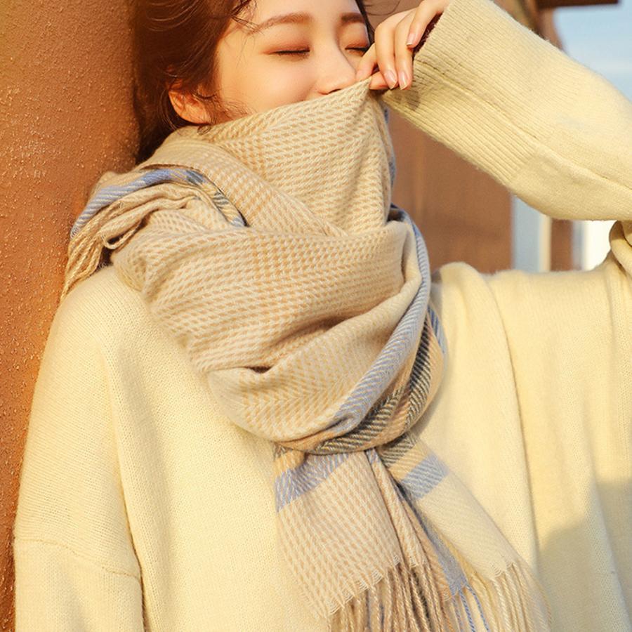 マフラー | リバーシブル ストール 大判