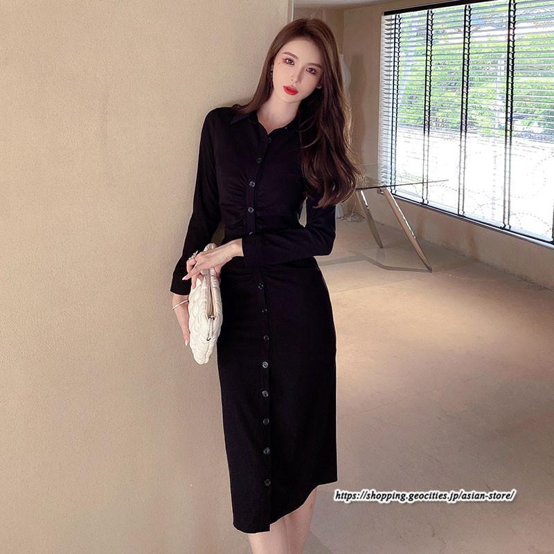 タイト | セクシーワンピース 二次会ワンピース 上品 高級感 ワンピース 長袖 タイトワンピース スリム 美ライン 通勤 結婚式 オフィス お呼ばれワンピース フォーマル