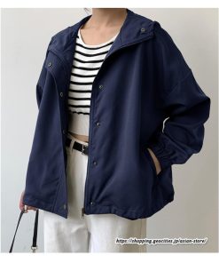 コート・ジャケット | ジャケット レディース ブルゾン ライトブルゾン アウター ライトアウター 秋物 パーカー パーカージャケット スポーティ フード付き 20代30代 カジュアル