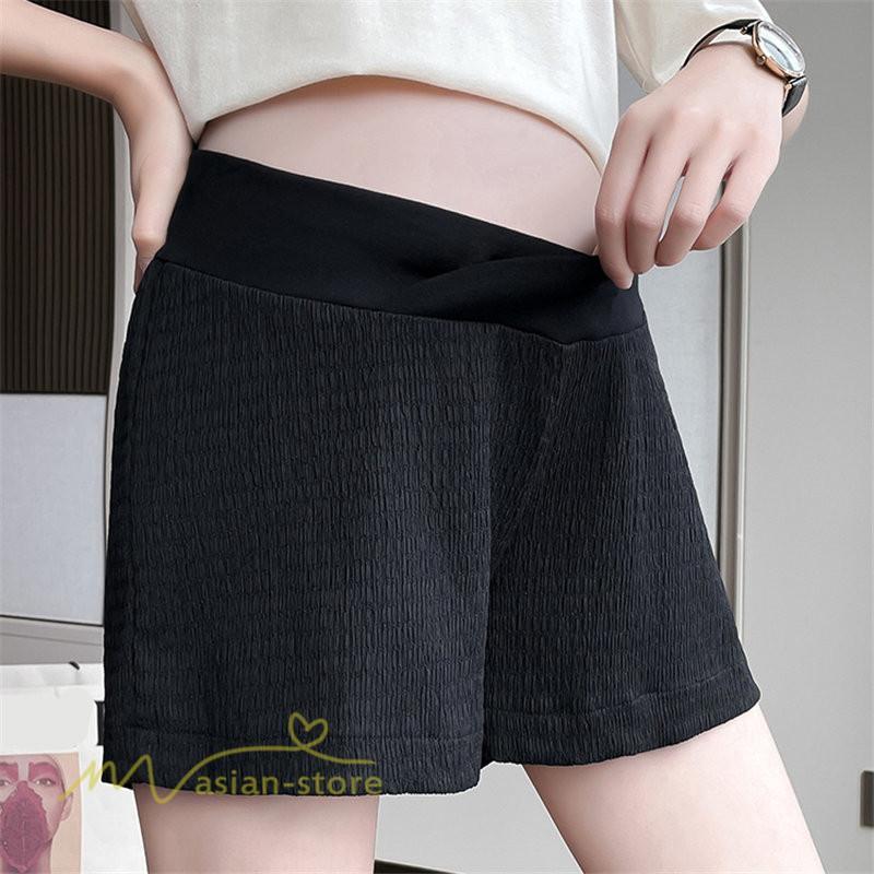 パンツ レギンス | マタニティパンツ ショート丈 レディース サマーパンツ 夏 薄手 ワイドパンツ 着痩せ ゆったり おしゃれ カジュアル 柔らか 上品 妊婦服 ウエスト調整 きれいめ