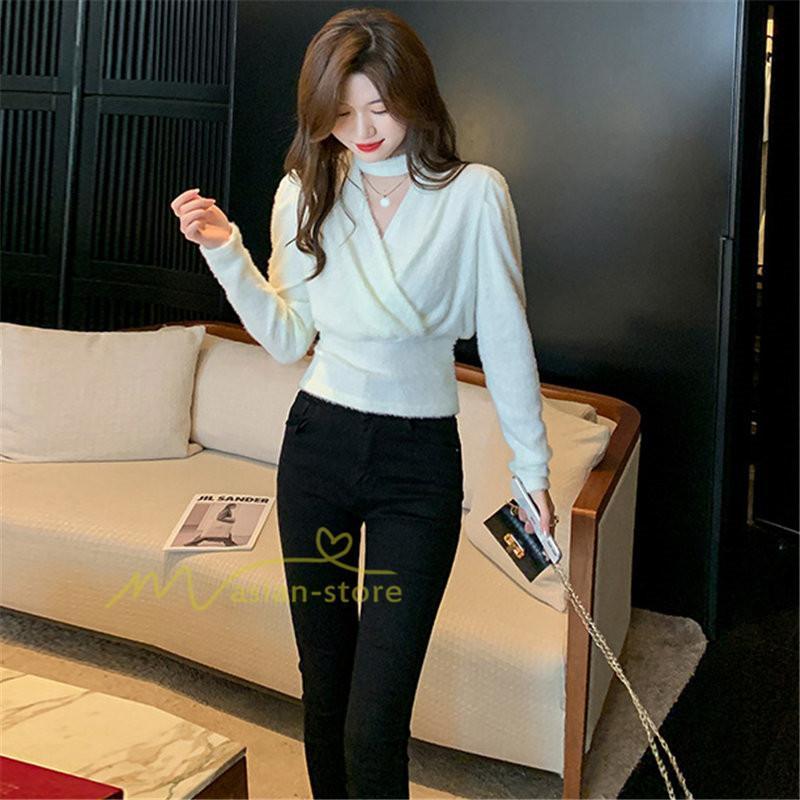 シャツ・ブラウス | ブラウス シャツ 上品 長袖 Vネック オフィスカジュアル 通勤 韓国 ファッション カジュアル エレガント 細身 優雅 OL 20代30代40代 オシャレ 通勤 上品 着回し