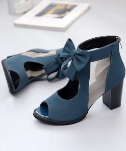 サンダル ミュール | サンダル レディース ブーツサンダル シューズ 痛くない チャンキーヒール 太ヒール ブーツ 靴 ミドルヒール 後ろファスナー くつ 大きいサイズ 女性用靴