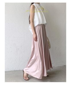 ワイドパンツ | パンツ レディース スカーチョ ガウチョ ボトムス スカンツ 無地 ガウチョパンツ ロング 美脚 ウエストゴム 春 秋 ゆったり 体型カバー