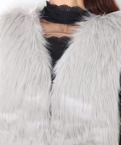 ベスト | チョッキ ジレ 毛皮 アウター レディース 秋冬 ファ レディース ファー 前開き