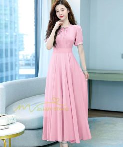 マキシ | リゾートワンピース レディース サマードレス ロング マキシ丈 半袖 ゆったり 体型カバー 20代 30代 40代 50代 無地 お出かけ 通勤通学 着痩せ 夏物 カジュアル
