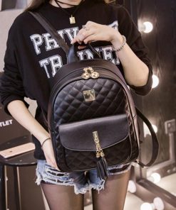 リュック | タッセル付き ミニおしゃれ マザーズキルティング デイバッグ レディース バックパック レザーリュックバッグ