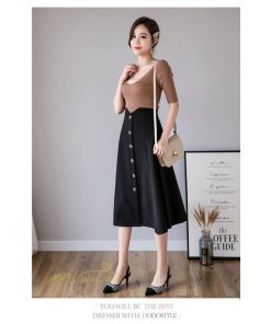 スカート | 事務服 制服 洗える 無地 きれいめ 30代 40代 50代 着やせ 上品 ひざ丈 ハイウェスト 2021春 OL 通勤 ペンシル大人 フォーマル Aライン